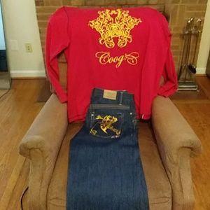 Cooji shirt and jeans